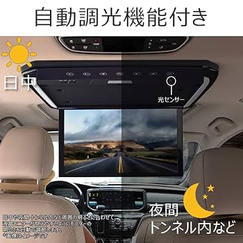 Amazon.co.jp: LOSKA15.6インチ新型フリップダウンモニター大